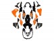 Carenados Moto Kawasaki Z1000 2010-2013 - Naranja Negro Brillante Fabricantes