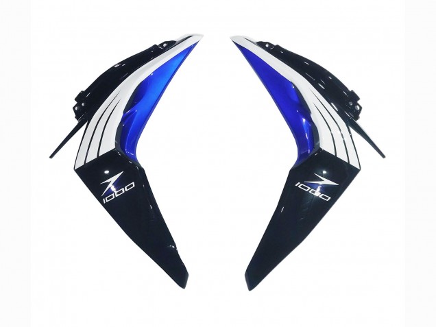 Carenados Moto Kawasaki Z1000 2014-2019 - Blanco Azul Negro Fabricantes