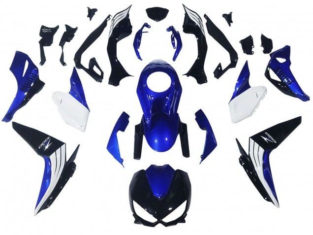 Carenados Moto Kawasaki Z1000 2014-2019 - Blanco Azul Negro Fabricantes