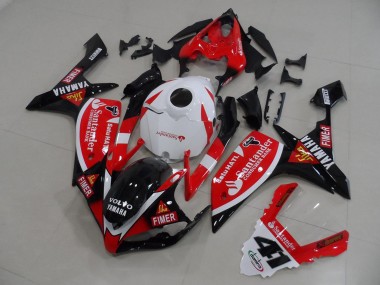 Carenados Moto Yamaha YZF R1 2007-2008 - Rojo Blanco Negro Volvo Fimer Santander Fabricantes
