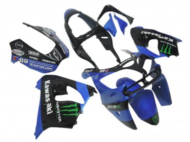 Carenados Moto Kawasaki ZX12R 2002-2006 - Azul Negro Verde Blanco Elf Monstruo Fabricantes