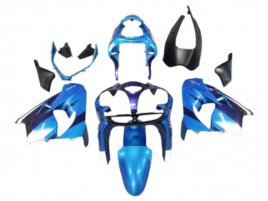 Carenados Moto Kawasaki ZX9R 2000-2001 - Azul Negro Fabricantes