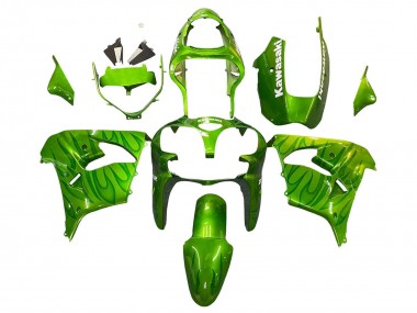 Carenados Moto Kawasaki ZX9R 2000-2001 - Verde Llama Fabricantes