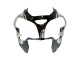 Carenados Moto Kawasaki ZX9R 2002-2003 - Plata Negro Brillante Monstruo Elf Fabricantes