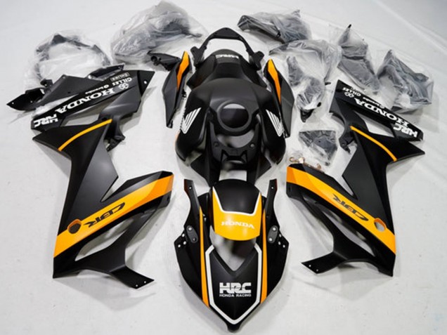 Carenados Moto Honda CBR650R 2019-2020 - Negro Mate Amarillo Blanco Fabricantes
