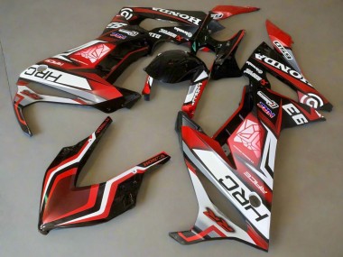 Carenados Moto Honda CBR650R 2019-2020 - Blanco Rojo Negro Brillante HRC Fabricantes