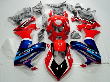 Carenados Moto Honda CBR650R 2019-2020 - Rojo Blanco Azul Negro Brillante HRC Fabricantes