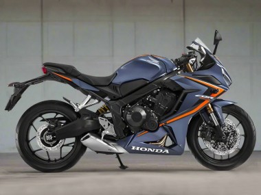 Carenados Moto Honda CBR650R 2019-2020 - Azul Oscuro Brillante Naranja Negro Fabricantes