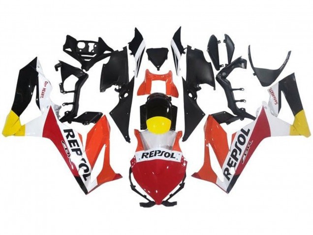 Carenados Moto Honda CBR650R 2019-2020 - Naranja Blanco Rojo Amarillo Negro Brillante Repsol Fabricantes