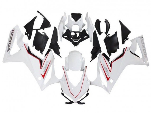 Carenados Moto Honda CBR650R 2019-2020 - Blanco Rojo Negro Fabricantes