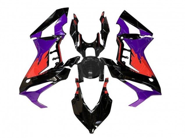 Carenados Moto Honda CBR650R 2019-2020 - Púrpura Rojo Negro Brillante Fabricantes