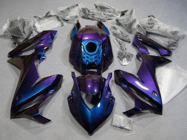 Carenados Moto Honda CBR650R 2021-2023 - Camaleón Azul Púrpura Fabricantes