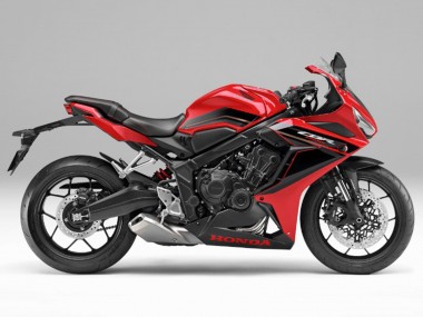 Carenados Moto Honda CBR650R 2021-2023 - Rojo Negro Fabricantes