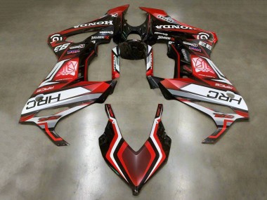 Carenados Moto Honda CBR650R 2021-2023 - Blanco Rojo Negro Brillante HRC Fabricantes