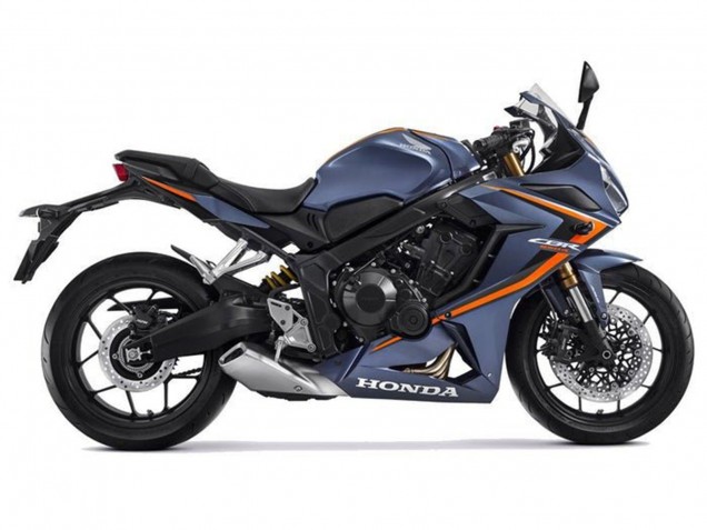 Carenados Moto Honda CBR650R 2021-2023 - Azul Mate Oscuro Naranja Negro Fabricantes