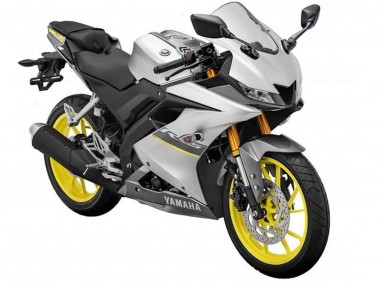 Carenados Moto Yamaha YZF R15 2018-2024 - Plata Mate Amarillo Fabricantes
