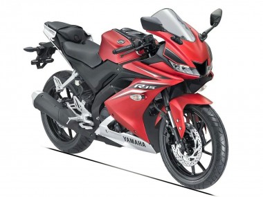 Carenados Moto Yamaha YZF R15 2018-2024 - Rojo Mate Negro Fabricantes
