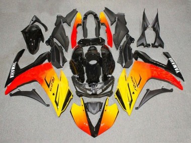 Carenados Moto Yamaha YZF R3/R25 2015-2018 - Amarillo Rojo Negro Fabricantes