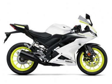 Carenados Moto Yamaha YZF R125 2019-2024 - Blanco Amarillo Fabricantes