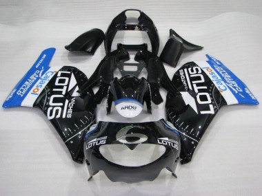Carenados Moto Aprilia RS250 1995-1997 - Negro Brillante Blanco Azul Lotus Fabricantes