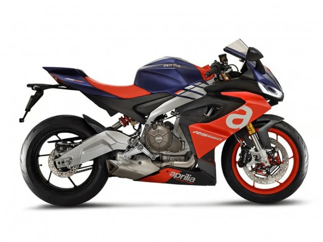 Carenados Moto Aprilia RS660 2020-2024 - Azul Mate Rojo Plata Fabricantes