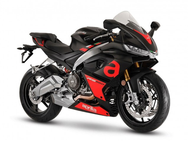 Carenados Moto Aprilia RS660 2020-2024 - Negro Mate Rojo Fabricantes