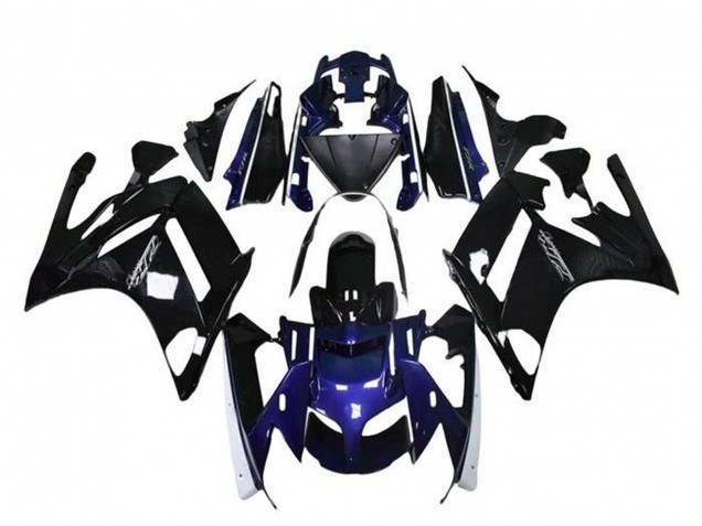 Carenados Moto Yamaha FJR1300 2013-2015 - Negro Brillante Azul Fabricantes