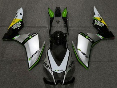 Carenados Moto Aprilia RSV4 1000 2009-2015 - Plata Negro Verde Amarillo Fabricantes
