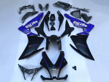 Carenados Moto Aprilia RSV4 1000 2009-2015 - Negro Mate Azul Fabricantes