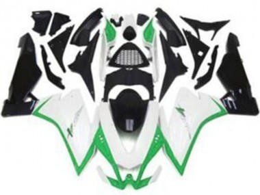Carenados Moto Aprilia RSV4 1000 2009-2015 - Blanco Verde Negro Fabricantes