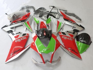 Carenado Moto Aprilia RSV4 1000 2009-2015 - Rojo Plata Verde Negro Fabricantes
