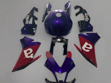Carenados Moto Aprilia RSV4 1000 2009-2015 - Púrpura Rojo Fabricantes