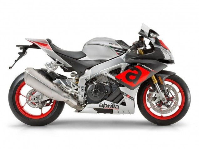 Carenados Moto Aprilia RSV4 1000 2009-2015 - Plata Rojo Negro Fabricantes