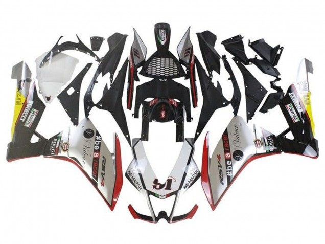 Carenados Moto Aprilia RSV4 1000 2009-2015 - Plata Rojo Verde Amarillo Faro Fabricantes