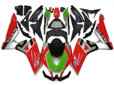 Carenados Moto Aprilia RSV4 1000 2009-2015 - Rojo Plata Verde Negro Fabricantes