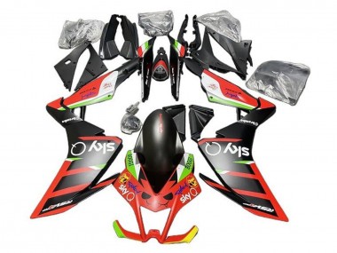 Carenados Moto Aprilia RSV4 1000 2009-2015 - Negro Mate Rojo Verde Blanco Fabricantes