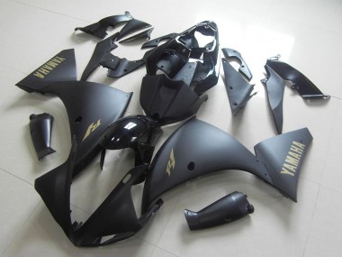 Carenados Moto Yamaha YZF R1 2009-2011 - Negro Brillante Negro Mate Oro Calcomanías Fabricantes