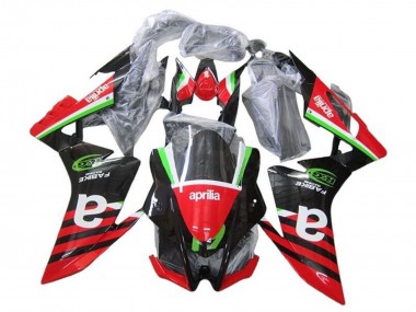 Carenados Moto Aprilia RSV4 1000 2016-2020 - Rojo Negro Verde Raya Fabricantes