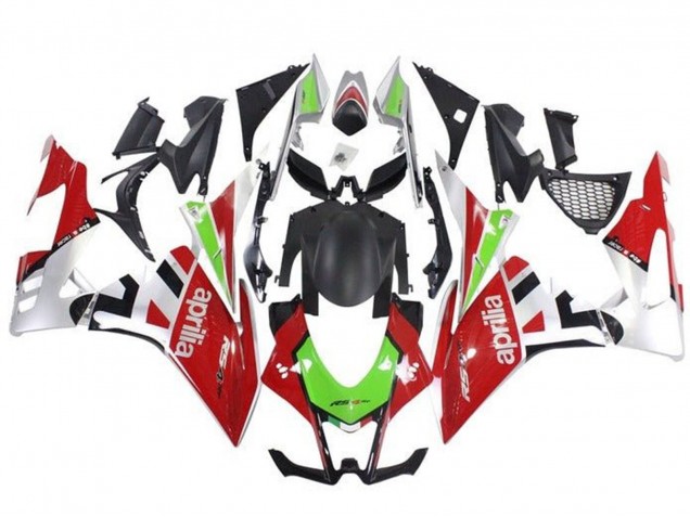 Carenados Moto Aprilia RSV4 1000 2016-2020 - Rojo Verde Plata Negro Fabricantes