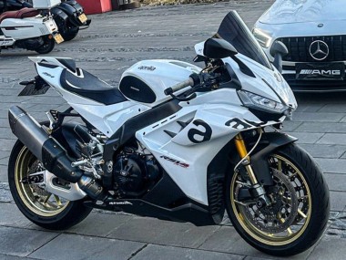 Carenados Moto Aprilia RSV4 1100 2021-2024 - Blanco Negro Fabricantes