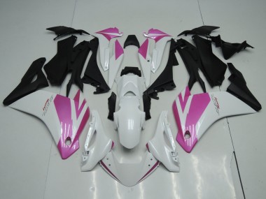 Carenados Moto Honda CBR125R 2002-2006 - Blanco Rosa Negro Mate Fabricantes