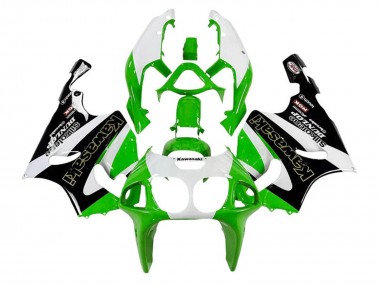 Carenados Moto Kawasaki ZX7R 1996-2003 - Blanco Verde Negro Oro Silkolene Dunlop Fabricantes