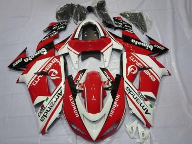 Carenados Moto Kawasaki ZX10R 2006-2007 - Blanco Rojo Negro Amauda 883 Heidron Fabricantes