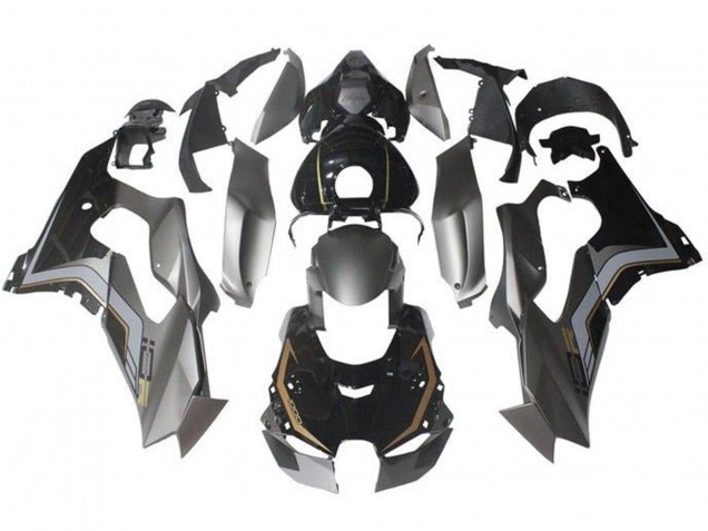 Carenados Moto Kawasaki ZX10R 2021-2025 - Gris Negro Brillante Oro Fabricantes