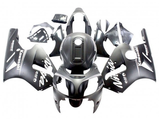 Carenados Moto Kawasaki ZX12R 2000-2001 - Negro Mate Blanco Fabricantes