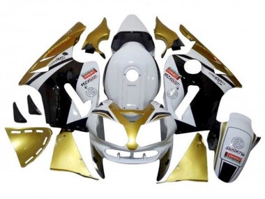 Carenados Moto Kawasaki ZX12R 2000-2001 - Blanco Oro Negro Fabricantes