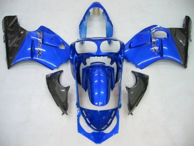 Carenado Moto Kawasaki ZX12R 2002-2006 - Azul Negro Brillante Fabricantes