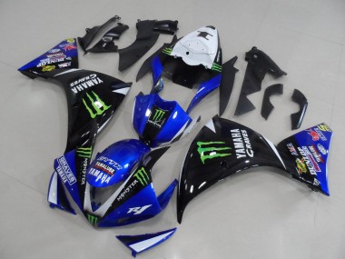 Carenados Moto Yamaha YZF R1 2012-2014 - Blanco Azul Negro Brillante Verde Graves Yamalube Monstruo Fabricantes