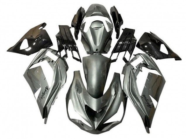 Carenados Moto Kawasaki ZX14R ZZR1400 2012-2024 - Plata Metalizado Negro Fabricantes