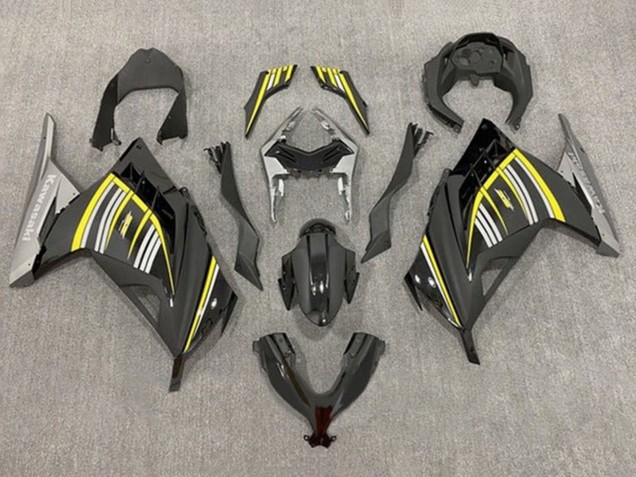 Carenados Moto Kawasaki EX300 2013-2024 - Amarillo Plata Negro Brillante Negro Mate Fabricantes